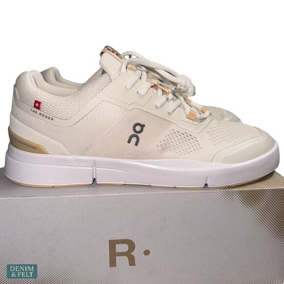 NEW On Running THE ROGER Spin Dew Savannah Tennis Inspired Sneakers Women 10 - Picture 7 of 16